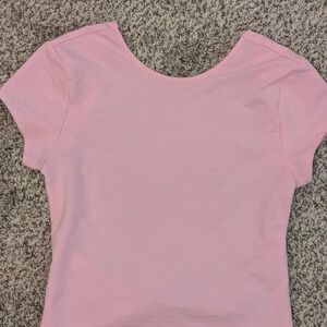 Edikted open‎ back baby tee, Sz S